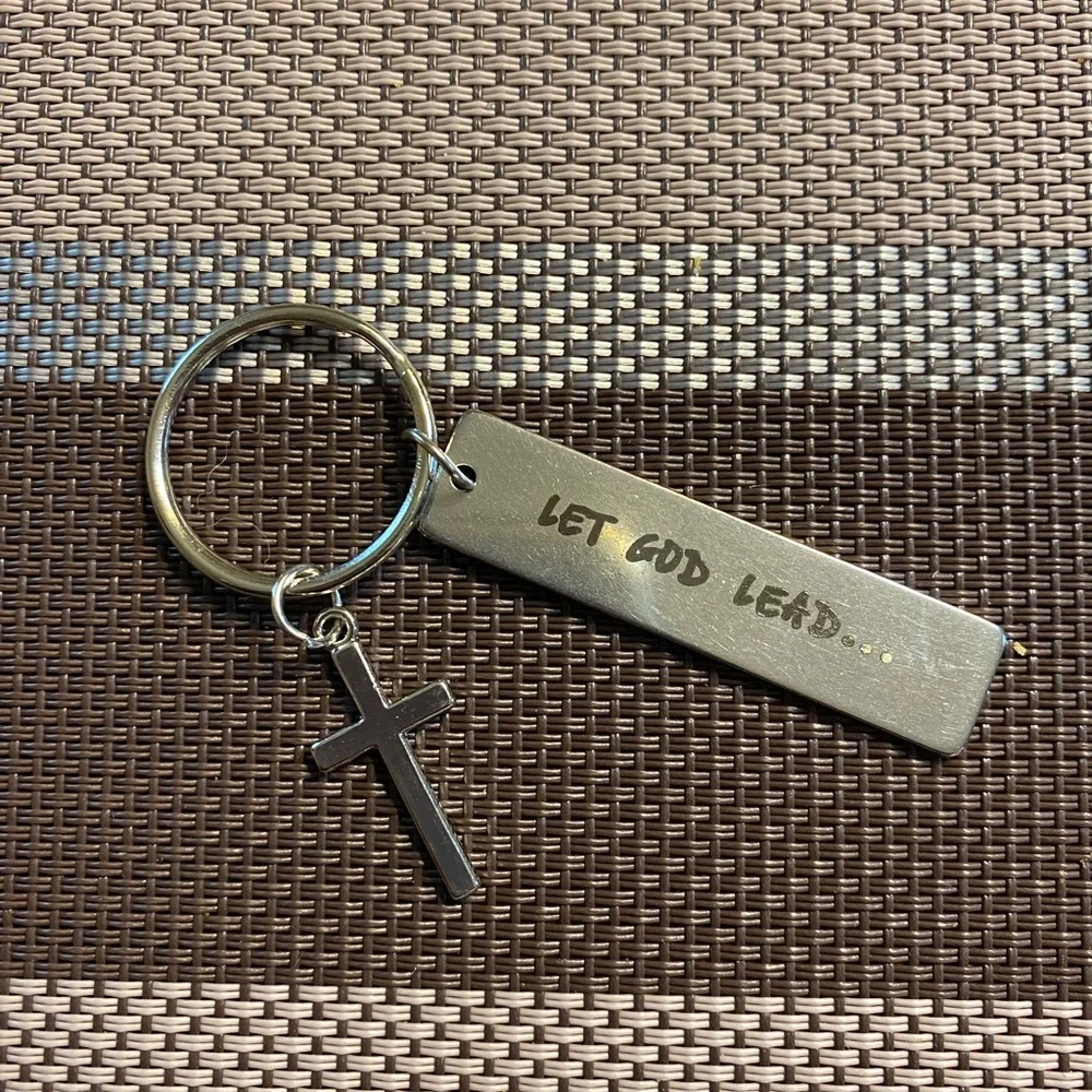 Stainless Steel Keychain Religious Key Chain - Picture 3 of 5